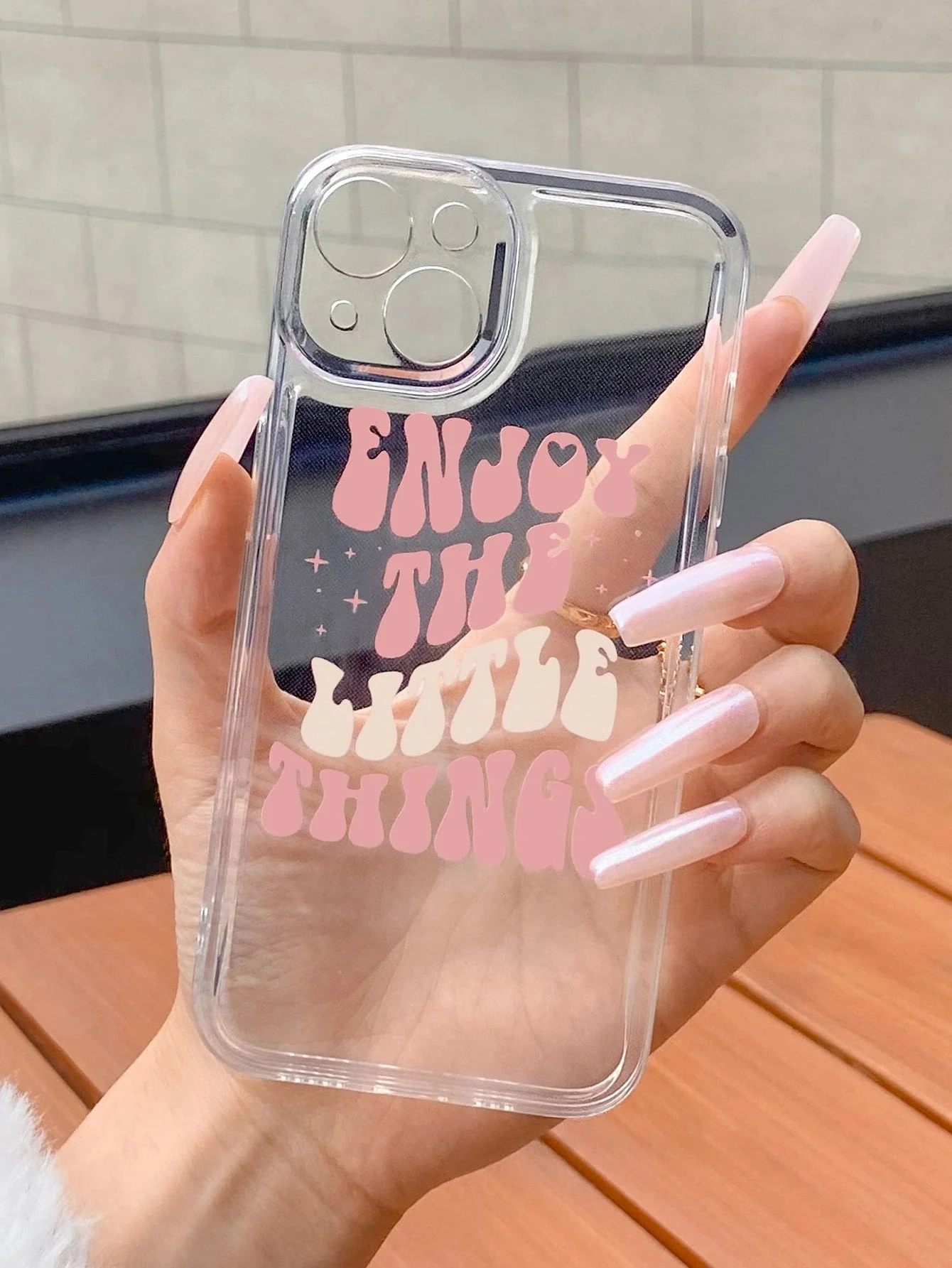 1 funda para teléfono con eslogan en inglés a color, compatible con iPhone - Imagen 3