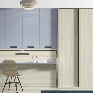 CAMA ABATIBLE CON ESCRITORIO INCORPORADO