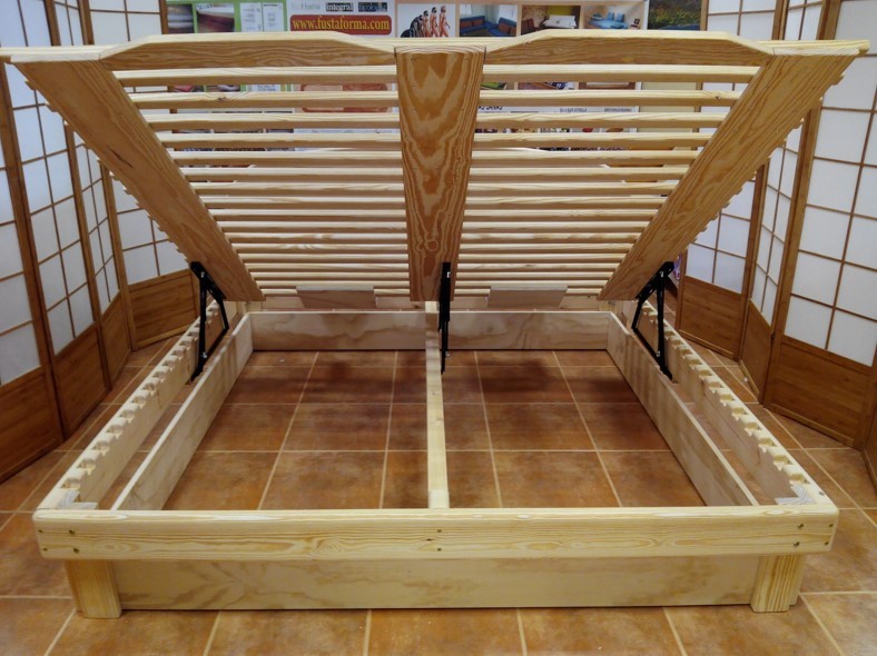 Cama Somier Arcón Canapé de 200 Rumi