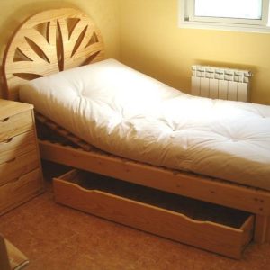 Futon Algodón  con Cáñamo de 105