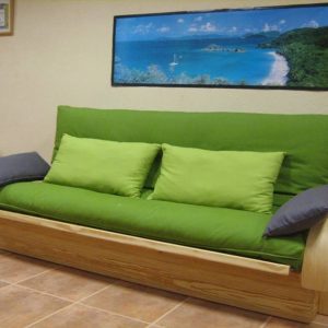 Sofá Cama con Futon de Algodón
