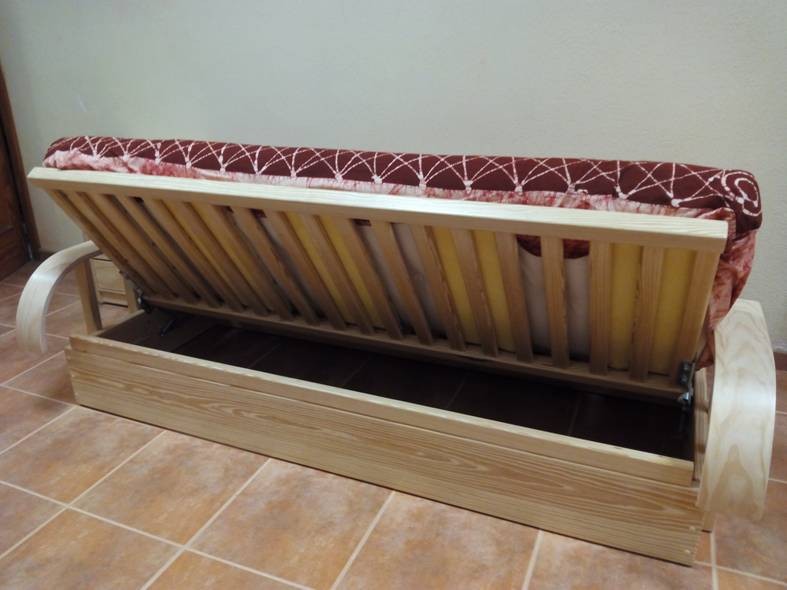 Sofá Cama con Futon de Algodón - Imagen 6