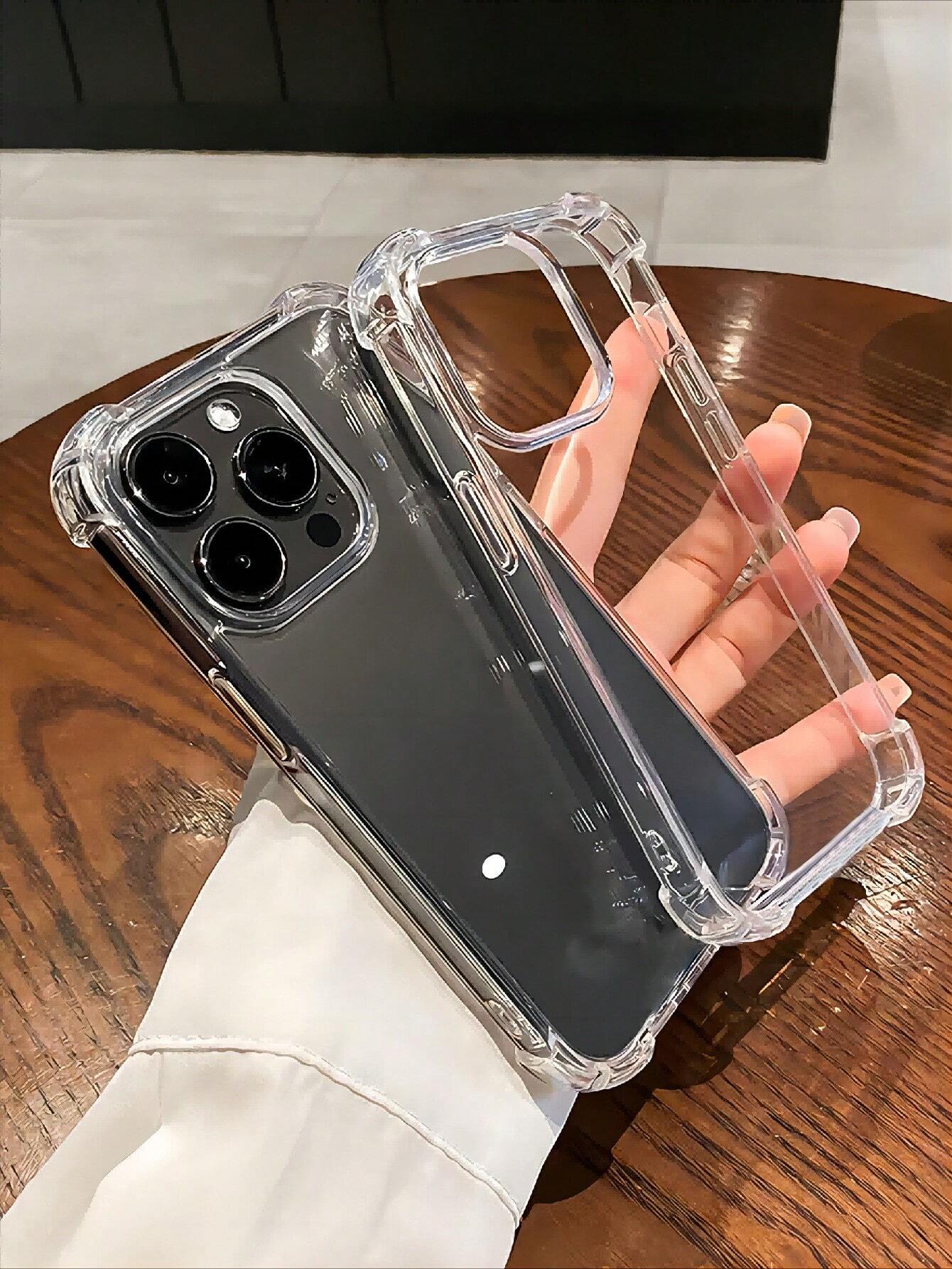 SHEIN Funda Easypie Selection transparente, minimalista y suave - Imagen 5